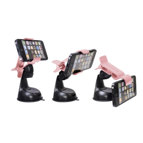 OMEGA UNIVERSAL SMARTPHONE CAR HOLDER UCHWYT SAMOCHODOWY AVOCADO BLACK & PINK TE [42435]