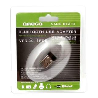 OMEGA USB BLUETOOTH BT-210 v2.1 EDR NANO SIZE VISTA [40713]