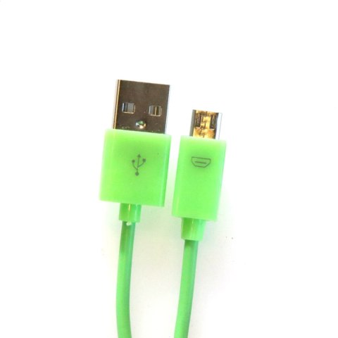 OMEGA MICRO USB TO USB CABLE KABEL 2A 1M GREEN [44341]