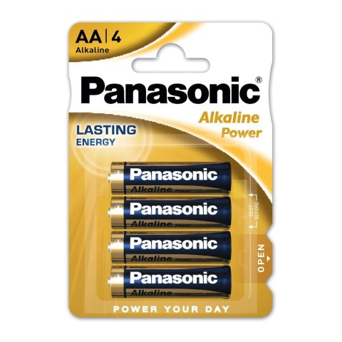 PANASONIC BATTERY ALKALINE LR06 AA BLISTER*4