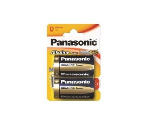 PANASONIC BATTERY ALKALINE LR20 D BLISTER*2