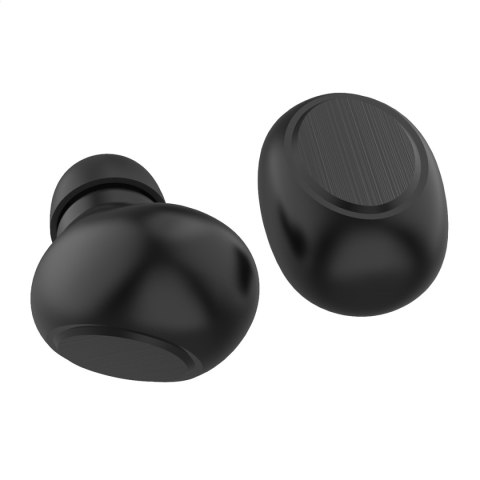 PLATINET BLUETOOTH V5.0 EARPHONES TWS SŁUCHAWKI + CHARGING STATION PM1020 MIST BLACK [45584]