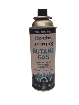 PLATINET BUTANE GAS CARTRIDGE KARTUSZ NABÓJ 250g 440ml 2,5h [46163]