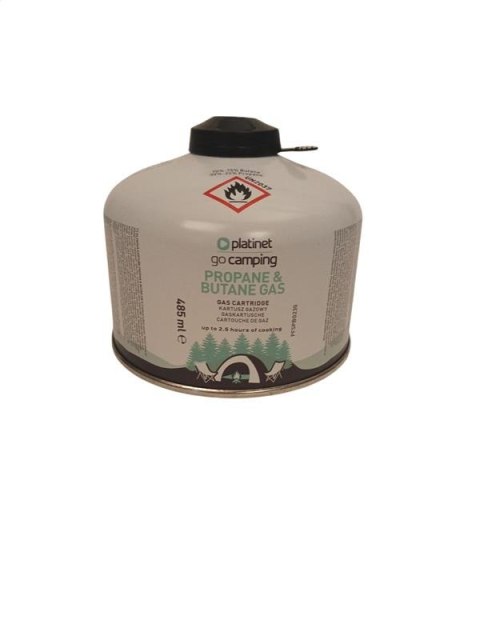 PLATINET BUTANE & PROPANE GAS CARTRIDGE CANISTER KARTUSZ NABÓJ 230g 485ml 2,5h [46165]