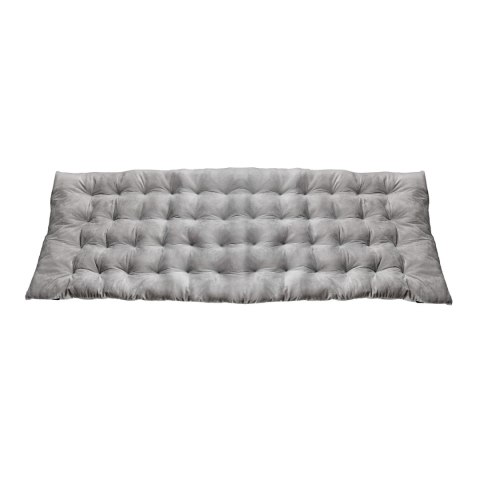 PLATINET CAMPING BED MATRESS PAD MATERAC NA ŁÓŻKO TURYSTYCZNE 190X68X6 CM GREY 46144