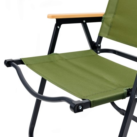 PLATINET CAMPING CHAIR 75X47X39 CM GREEN 45145