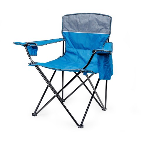 PLATINET CAMPING CHAIR PADDED 55x55x44/90 CM BLUE [46136]