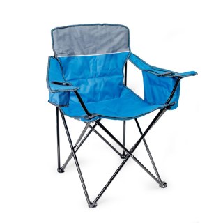 PLATINET CAMPING CHAIR PADDED 55x55x44/90 CM BLUE [46136]