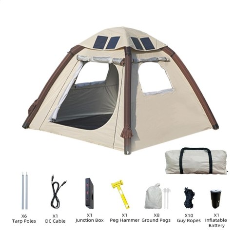 PLATINET CAMPING SOLAR TENT NAMIOT 52W 2000mAh INFLATE [46266]