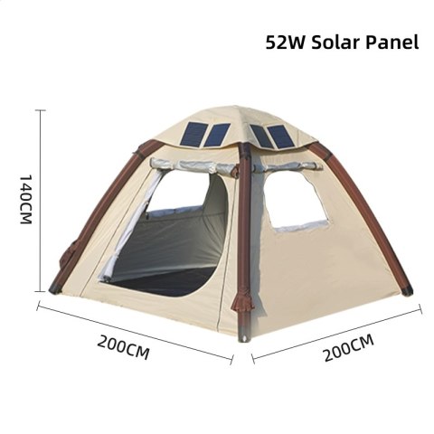 PLATINET CAMPING SOLAR TENT NAMIOT 52W 2000mAh INFLATE [46266]