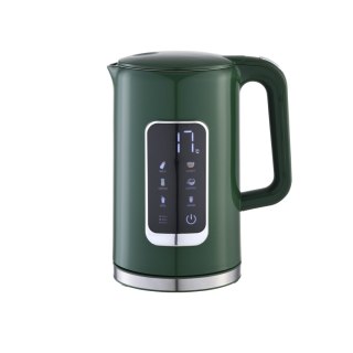PLATINET CZAJNIK KETTLE LCD DISPLAY 1,7L 5 TEMPERATURE SETTINGS + 450ML TRAVEL MUG OLIVE GREEN [45977]