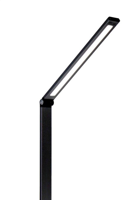 PLATINET DESK LAMP LAMPKA BIURKOWA 10W, ALUMINIUM, WIRELESS CHARGING, 3-STEP DIMMING, 5-STEP COLOR SET, BLACK [46024]