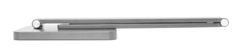 PLATINET DESK LAMP LAMPKA BIURKOWA 10W, ALUMINIUM, WIRELESS CHARGING, 3 STEP DIMMING, 5 STEP COLOR SET, SILVER [46023]