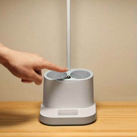 PLATINET DESK LAMP LAMPKA BIURKOWA LED BAT PEN HOLDER 5W MICRO USB WHITE [45777]