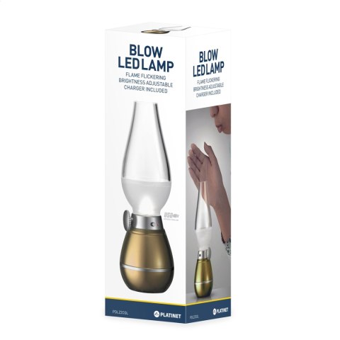 PLATINET DESK LAMP LAMPKA BIURKOWA LED WITH BLOWING CONTROL GOLD TE [43888]