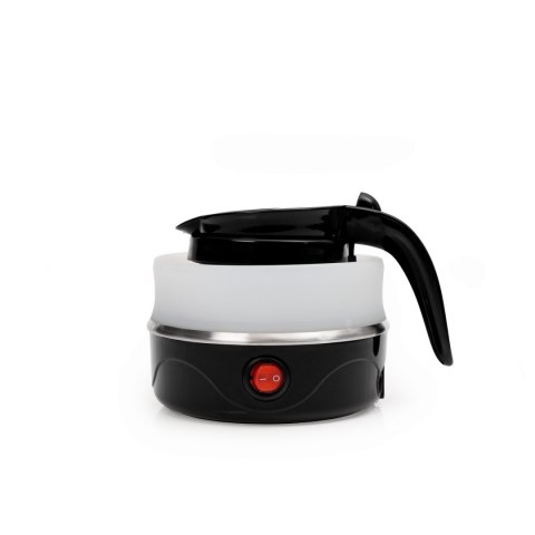 PLATINET ELECTRIC KETTLE CZAJNIK ELEKTRYCZNY 0,6L 600W FOLDABLE SILICONE BLACK [46061]