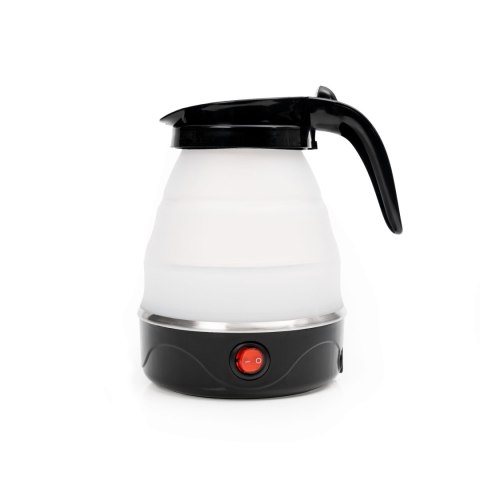 PLATINET ELECTRIC KETTLE CZAJNIK ELEKTRYCZNY 0,6L 600W FOLDABLE SILICONE BLACK [46061]