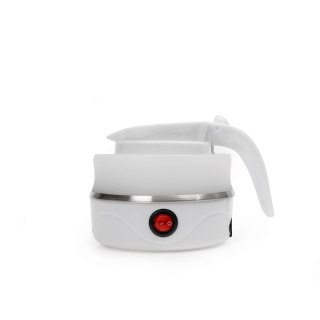 PLATINET ELECTRIC KETTLE CZAJNIK ELEKTRYCZNY 0,6L 600W FOLDABLE SILICONE WHITE [46060]