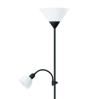 PLATINET FLOOR LAMP LAMPA PODŁOGOWA E27+E14 BLACK [45178]
