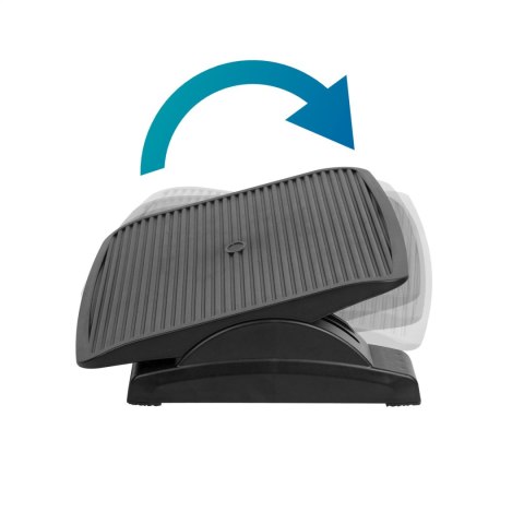 PLATINET FOOTREST PODNÓŻEK ERGONOMICZNY 470x350x91mm 1 LEVEL BLACK [46198]