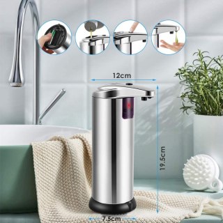 PLATINET HYGIENIC SOAP DISPENSER CONTACTLESS SENSOR STAINLESS STEEL DOZOWNIK DO MYDŁA [45681]