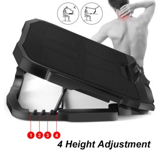 PLATINET LAPTOP COOLER PAD PODKŁADKA CHŁODZĄCA 4 FANS 1500 RMP BLACK [45566]
