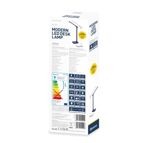 PLATINET RECHARGEABLE DESK LAMP LAMPKA BIURKOWA LED 6000MAH 5W USB-C WHITE [45240]