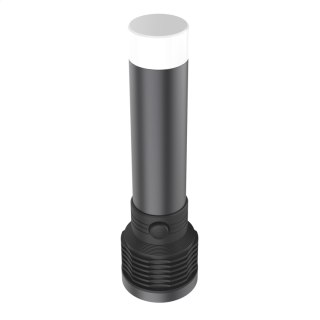 PLATINET TORCH FLASHLIGHT LATARKA ALUMINIUM 3W GREY [45772]