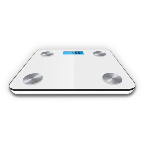 PLATINET WAGA BATHROOM SMART BODY SCALE 180KG 28x28CM WITH APP BLUETOOTH WHITE 44839