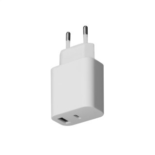 PLATINET WALL CHARGER ŁADOWARKA SIECIOWA 30W USB-C PD + USB-A [45481]