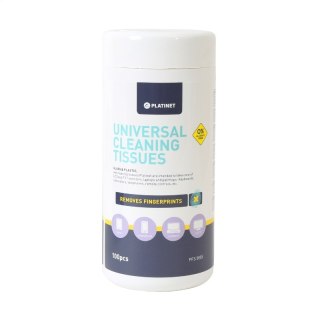 PLATINET WET TISSUES FOR PLASTIC, GLASS CHUSTECZKI NASĄCZONE DO PLASTIKU, SZKŁA I OBUDÓW EL. 20x13cm 100SZT PFS5855 [42638]