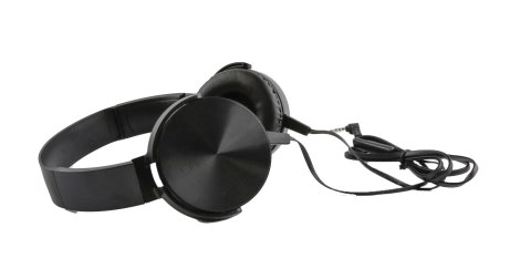 PLATINET WIRED HEADPHONES SŁUCHAWKI PRZEWODOWE 1,5M NAUSZNE ADAPTER BLACK [46105]