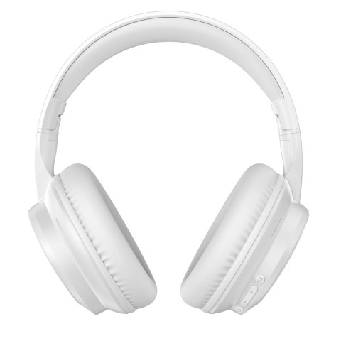 PLATINET WIRELESS HEADPHONES SŁUCHAWKI BEZPRZEWODOWE BLUETOOTH 5.4 400 MAH NAUSZNE WHITE [46102]