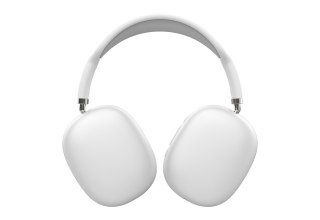 PLATINET WIRELESS HEADPHONES SŁUCHAWKI BEZPRZEWODOWE BLUETOOTH NAUSZNE SLIM STYLE SILVER-WHITE [46099]