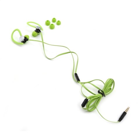 PLATINET IN-EAR EARPHONES SŁUCHAWKI + MIC SPORT + ARMBAND PM1070 GREEN [42928] TE