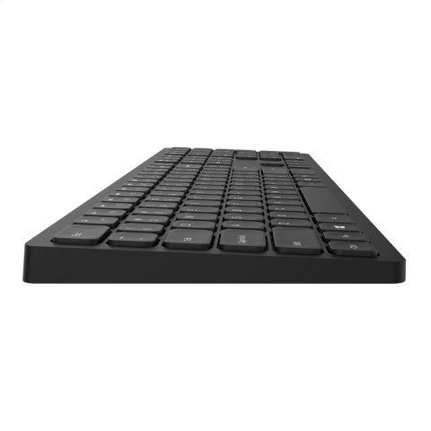 PLATINET KEYBOARD KLAWIATURA BEZPRZEWODOWA WIRELESS CZ SK BLACK [45558]