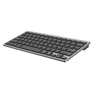 PLATINET KEYBOARD KLAWIATURA PRZEWODOWA WIRED USB US BLACK SILVER [45657]