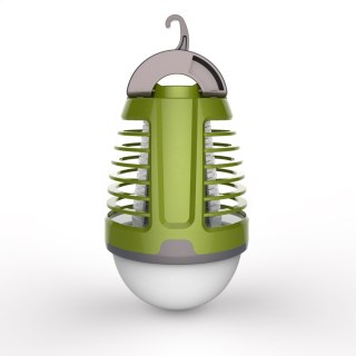 PLATINET LAMP WITH MOSQUITO KILLER LANTERN LAMPKA NA KOMARY 5H BAT 6500K IP44 GREEN [44890]