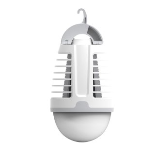PLATINET LAMP WITH MOSQUITO KILLER LANTERN LAMPKA NA KOMARY 5H BAT 6500K IP44 WHITE [46097]