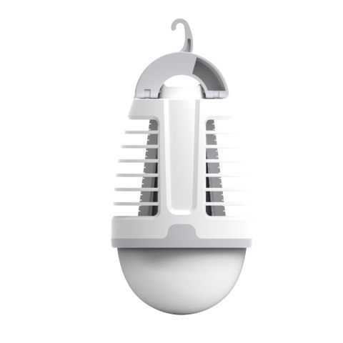 PLATINET LAMP WITH MOSQUITO KILLER LANTERN LAMPKA NA KOMARY 5H BAT 6500K IP44 WHITE [46097]