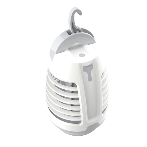 PLATINET LAMP WITH MOSQUITO KILLER LANTERN LAMPKA NA KOMARY 5H BAT 6500K IP44 WHITE [46097]