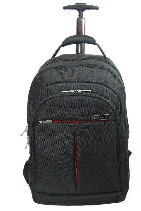 PLATINET LUCKYSKY CITY ROLLER LAPTOP BACKPACK TROLLEY MIEJSKI PLECAK NA LAPTOP Z KÓŁKAMI I UCHWYTEM METAL LOGO 15,6"