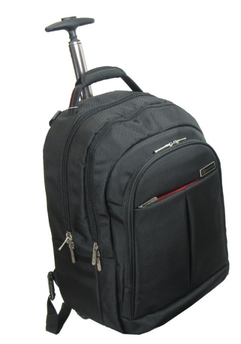 PLATINET LUCKYSKY CITY ROLLER LAPTOP BACKPACK TROLLEY MIEJSKI PLECAK NA LAPTOP Z KÓŁKAMI I UCHWYTEM METAL LOGO 15,6"