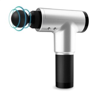 PLATINET MASSAGE GUN PISTOLET WIBRACYJNY DO MASAŻU 1500 mAh 20W 2100-3200 rpm 4 tips [45619]