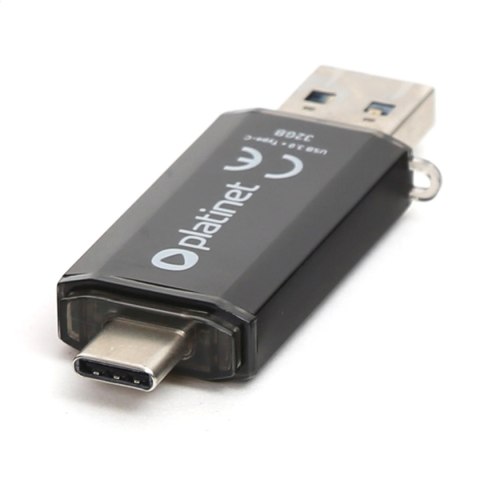 PLATINET PENDRIVE C-Depo 2IN1 USB-A 3.2 + USB-C 32GB BLACK [45451]