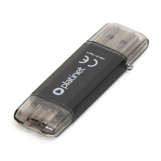PLATINET PENDRIVE C-Depo 2IN1 USB-A 3.2 + USB-C 64GB BLACK [45604]