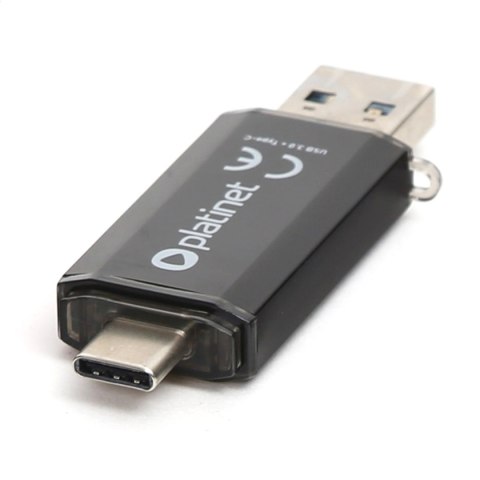 PLATINET PENDRIVE C-Depo 2IN1 USB-A 3.2 + USB-C 64GB BLACK [45604]