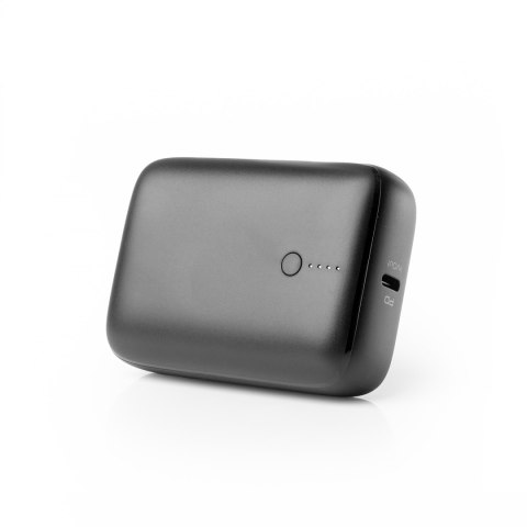 PLATINET POWER BANK 10000 mAh 20W PD/22,5 QC/ LI-ION EV-BATTERY 1400 Cycles MINI SIZE BLACK [45934]