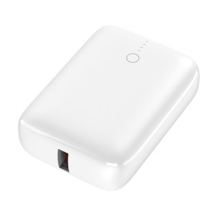 PLATINET POWER BANK 10000 mAh 20W PD/22,5 QC/ LI-ION EV-BATTERY 1400 Cycles MINI SIZE WHITE [45935]