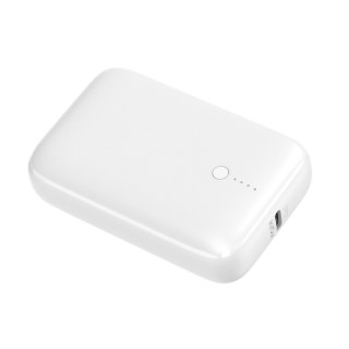 PLATINET POWER BANK 10000 mAh 20W PD/22,5 QC/ LI-ION EV-BATTERY 1400 Cycles MINI SIZE WHITE [45935]